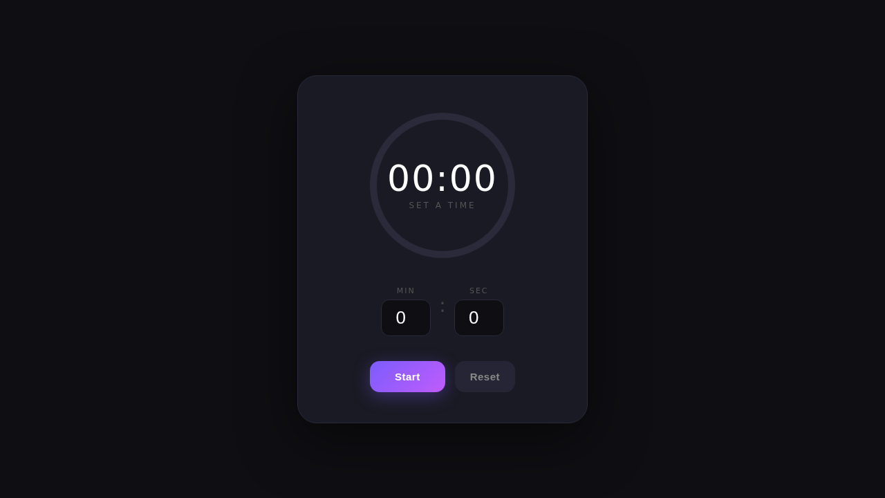 a timer