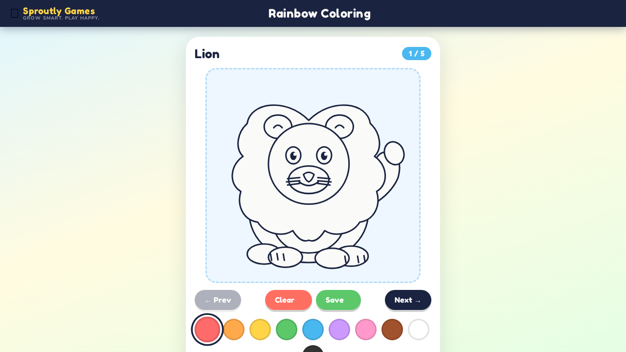 Color & Draw Animals